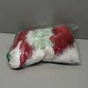 Womens Mrs Santa Claus Costume Long Sleeve Christmas Flared Jumpsuit And Santa Hat Set Adult Cosplay Costumes (Small)