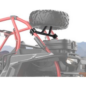KEMIMOTO UTV Spare Tire Carrier Mount Compatible with RZR XP 1000, Heavy Duty Steel Black Coated UTV Spare Tire Holder Compatible with 2014-2023 Polaris RZR XP 1000 / XP4 1000 (UP TO 30" TIRE) 2879464