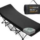 CYMULA Camping Cot Mattress 2in Memory Foam Sleeping Pad,Soft Warm Non-Slip Camping Mattress Topper with Retaining for Adults,Portable Roll up Pad for Travelonly Mattress