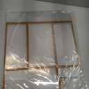 BENECREAT 10 Packs Clear PET Plastic Gift Box, 7.8x7.8x3.5 Inch Treat Gift Boxes with Gold Border and Handle, Favor Box with Cord for Mother's Day, Birthday Party, Wedding Favours