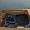 DUMOS Drafting Chair with Flip-up Arms, Tall Office Standing Desk Chair with 360 Rolling Chair, Counter Height Adjustable Ergonomic Mesh Computer Chair, New Black