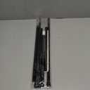 KXLife 2 Pack Spring Tension Curtain Rod for Window 28 to 48 Inch, Adjustable Expandable Small Curtain Tension Rods No Drill for Kitchen, Bathroom, Doorway, Cupboard(Black)