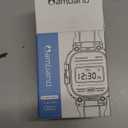 amBand Bands Case Screen Protector Compatible with Apple Watch Ultra 3/2/1 49mm for Men, M1 Sport Series Rugged Cover Strap and 9H Tempered Glass, Military Protective Bumper for iWatch 49 mm Men Black