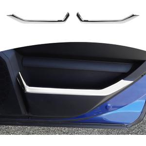 for RAM Rear Door Storage Trim Cover for RAM 1500 2010-2017 Chrome Interior Accessories 2pcs