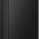 Antarctic Star Mini Compact Refrigerator with Freezer, 3.2 Cu.Ft. Single Door with Adjustable Thermostat,Removable Glass Shelves for Apartment/Dorm/Office,BLACK