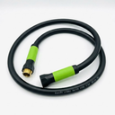 YOTOO Heavy Duty Hybrid Garden Lead in Water Hose 5/8-Inch by 5-Feet 150 PSI, Kink Resistant, All-Weather Flexible with Swivel Grip Handle and 3/4" GHT Solid Brass Fittings,  Green+Black WP 200