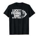 Funny Fishing Design For Men Women Kids Fisherman Fishing T-Shirt, Size Medium