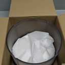 1Gallon No Spill Dog Water Bowl-3.8L Large Capacity, BPA-Free, Anti-Splash & Anti-Digging Design with Non-Slip Base, for Messy Drinkers (White)