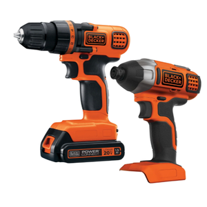 20V MAX* POWERCONNECT™ Cordless Drill and Impact Driver Combo Kit, Battery and Charger Included