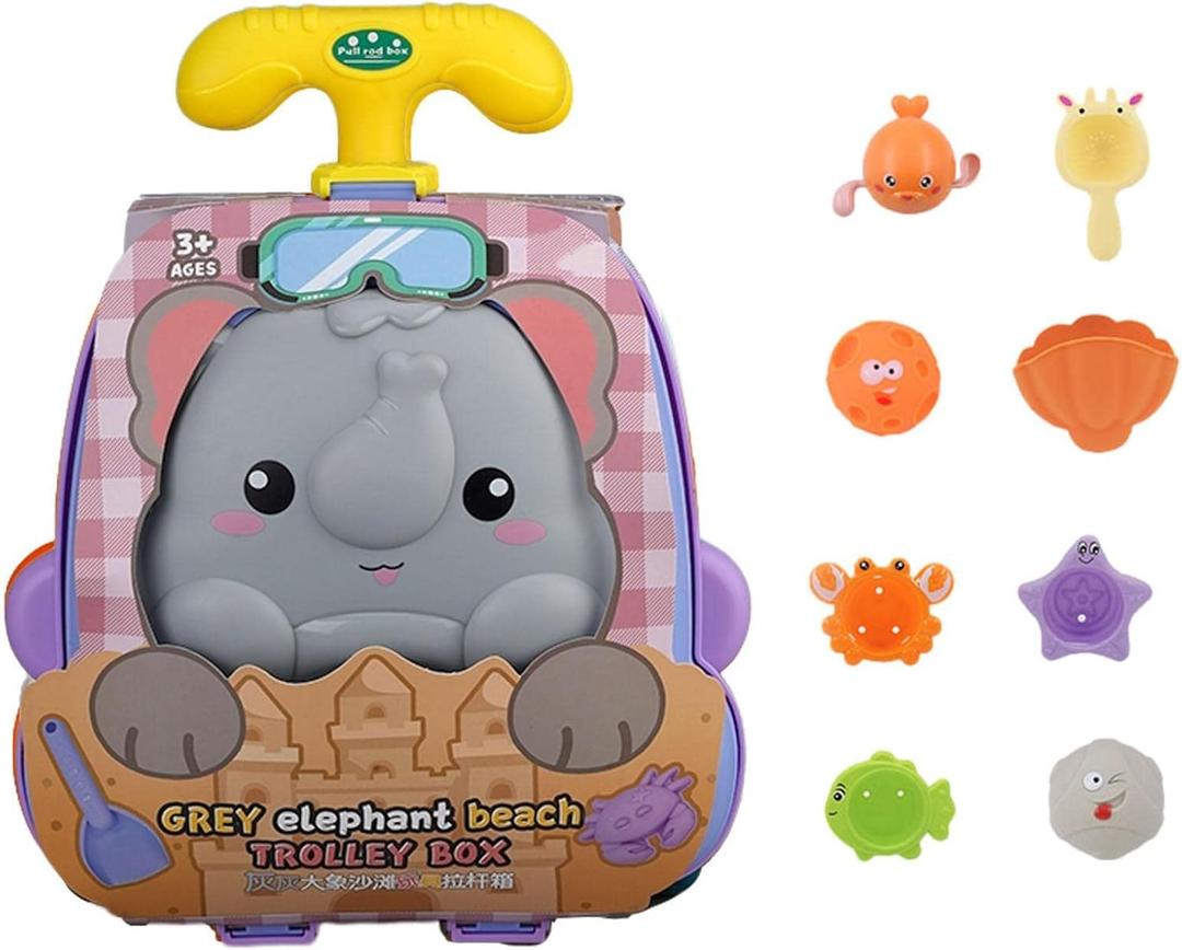 Beach Trolley Box Set Beach Fun (Grey)