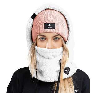 Senllen Balaclava Cold Weather Fleece Windproof Ski Mask Winter Breathable Thermal Face Mask Neck Warmer Scarf Helmet Hood
