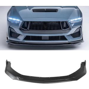 Front Lip for Ford Mustang GT EcoBoost 2024 2025 Front Bumper Lip Splitter Matte Black