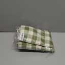 Softalker Checkered Tablecloth Rectangle, Heavy Weight Linen Cotton Gingham Outdoor Table Cloth with Tassel, Washable Wrinkle Free Buffalo Plaid Table Cover for Dining/Party/Home - 55 x 120 Inch, Sage