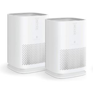 Medify MA-14 Air Purifier with True HEPA H13 Filter 428 ft per Hour for Smoke, Odors, Pollen | Removal to 0.1 Microns White, 2-Pack