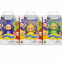 Teletubbies 4-Pack Set with Tinky Winky, Dipsy, Laa-Laa, Po 2.5-inch Flocked Cheebee Collectible Figures