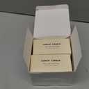 Shell Candles, 2-Pack Scented (Bluebell & Frangipani), Ocean-Inspired Soy Candles in Reusable Seashell Holders, Blue & White Coastal Bathroom Decor & Beach House Gifts