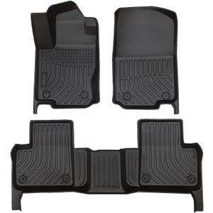 Cartist Floor Mats Fit for 2016-2019 Mercedes Benz GLE 350 400 43 AMG 450 AMG 500 500e 550 550e 63 AMG S (NOT for Coupe) All Weather Floor Liners Front & 2nd Row Heavy Duty