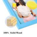 wyooxoo 12x18 Picture Frame Made of Solid Wood Blue Photo Frames Display Pictures 11x14 with Mat or 12x18 Without Mat Colorful Frame For Horizontal Vertical Wall Mounting