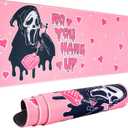 Large Gaming Mouse Pad 31.5 x 11.8in Desk Mat for Office Mousepad Anti-Skid Rubber Base Soft Comfortable and Durable Desk Pad (Pink)