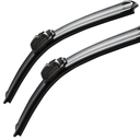 MOTIUM, Windshield Wiper Blades , Black, 20", 2 Pack