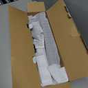 SUBMARINE Floating Shelves, Kitchen Wall Shelves, Black Aluminum Large Capacity Storage Shelves with 8 Hooks, Suitable for Storage in Kitchen, Bathroom and Balcony (20 in)