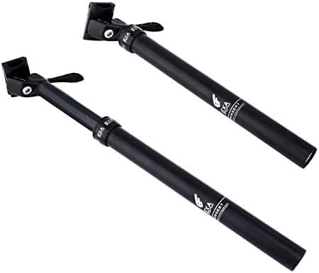 EXA Form Upgraded Speed Up 27.2/28.6/30.0/30.4/30.8/31.6/33.9mm Cable-Less Hydraulic Dropper Post with Corresponding Shim/Adapter, 100mm/120mm Travel Dropper Post for Road Bike/MTB/Gravel, 1 Pc