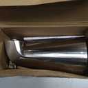 Bathroom Tub Spout Plastic Non-Metallic Fits 4 Inch Reach Wall Front Mount, Slip-on Tub Spout with 1/2'' Copper Water Tube with Hex Wrench, Brushed Nickel (2 Pack)