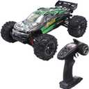 1:16 Scale Brushless RC Truck - High Speed Hobby Grade RC Car, Hits 33MPH - Off Road 4WD for Grip on Any Terrain - Ready to Run Waterproof Trophy Truck (Green)