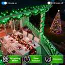 1500LED Christmas Lights Outdoor Use, 470ft 12 Modes Green LED String Lights with Timer Dimmable, Waterproof Christmas Tree Lights for Xmas Patio Yard Fence Balcony Garden Party Decor Green