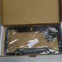 2Pack Transparent License Plate Cover and Frames,Clear Front and Rear License Plate Holder,Unbreakable Car Licence Plate Frame Protector fits Any US Plates with Screws & Caps (Black Frame)