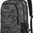 MATEIN 17.3 Inch Computer Backpack, Extra Large TSA Friendly Travel Laptop Backpack, Anti Theft Carry On Flight Approved Business Work College Backpack Bag for Men Women Gift (Camo Grey)