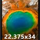 22.375x34 Picture Frame for Wall Display, 22.375x34 Black Picture Frame with Shatter Resistant Plexiglass, Stable and Sturdy 22.375 x 34 Poster Frame for Wall Display, Gift Collection, 1 Pack