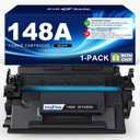 INK E-SALE 148A Toner Cartridge Black (with Chip) Remanufactured Compatible Replacement for HP 148A 148X W1480A W1480X for HP Pro MFP 4101fdw 4101fdn 4001dw 4001dn 4001n Printer (1 Pack)