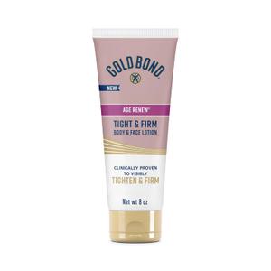 Gold Bond Age Renew Tight & Firm Body & Face Lotion with Proteins & Lipids, Skin Firming Lotion for Aging, Dry Skin, 8 oz. (8 Fl Oz (Pack of 1))