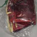 36 Inch Christmas Tree Skirt, Velvet Red Tree Skirts, Xmas Tree Skirts with Embossed Floral Pattern for Merry Christmas Party Rustic Vintage Christmas Tree Decorations