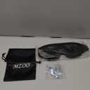 MZOO Luxury Sleep Eye Mask for Side Sleeper Men Women, Zero Eye Pressure 3D Sleeping Mask, Light Blocking Patented Design Night Blindfold, Soft Eye Shade Cover for Travel, Black