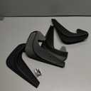 Crosselec 4Pcs Car Black Mud Flaps Mudguard Fender Accessories for Dodge Charger 2015+ (SXT ONLY)