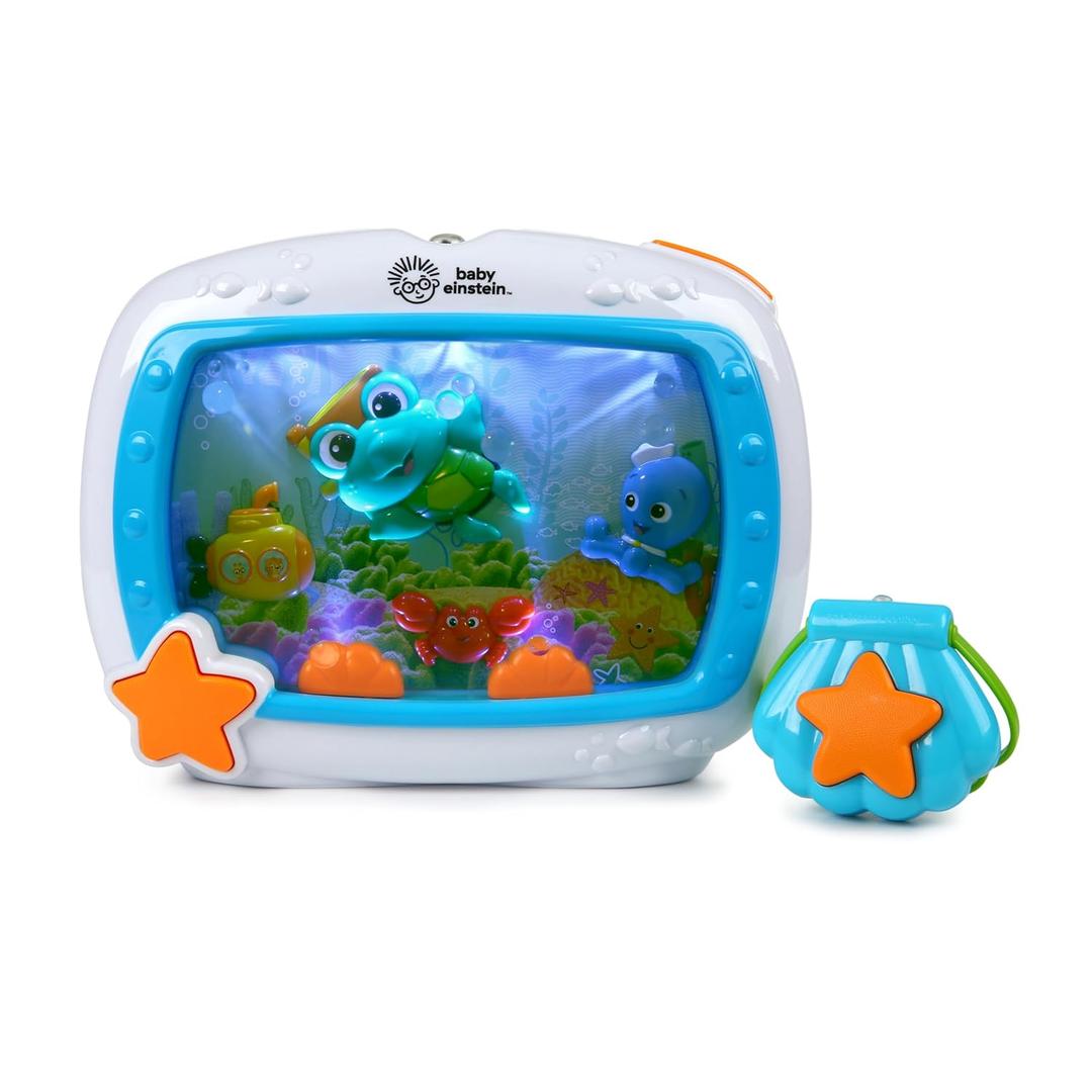 Baby Einstein Sea Dreams Soother Musical Crib Toy and Sound Machine, Newborn and up (Neutral)