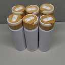 15oz Water Bottle Stainless Steel Thermos Flask - Insulated Vacuum, Leak Proof, Keeps Drinks Hot/Cold - Ideal for Coffee, Tea, Water - White
 - White (Pack Of 6)