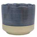 Trendspot Shore 6 in. Dia. Ceramic Planter Blue-Case of: 22, One Size