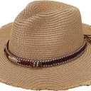 Women's Straw Sun Hat with Feather Decoration Summer Beach Vacation Wide Brim UV Protection Fashionable Resort Wear