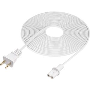 20-Foot Power Cord Compatible with Sonos Five, Sonos Play 5, Sonos Beam, Sonos Ray, Sonos Arc, Arc Ultra, Sonos Amp, Sonos Playbase, Sonos Sub Gen 3 and Sonos Sub Mini - White