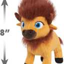 Netflix Ridley Jones 8-Inch Collectible Plush Stuffed Animal, Fred, Bison, Soft Plushie, Kids Toys for Ages 3 Up by Just Play