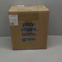 ECR4Kids Letter Size Deep Tray with Lid, Storage Bin, Clear, 10-Piece