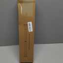 TEECK Shower Curtain Rod, 32-104 inch Adjustable Spring Tension Curtain Rod, Never Rust Anti-Slip Shower Curtain Rod for Bathroom, No Drilling, Never Collapse, Easy to Use, White