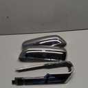 Chrome Tow Mirror Cap Compatible with Chevrolet Chevy Silverado/GMC Sierra 2500HD 3500HD 2020 2021 2022 2023 2024 2025, Top&Side Clip-on Mirror Cover Trim