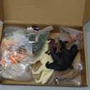 Skylety 18 Pcs Forest Animal Figures Toy Set with Trees, Woodland Animal Toys for Kids Pretend Play, Wildlife Figurines Learning Playset for Toddlers Classroom Diorama Party Decorations