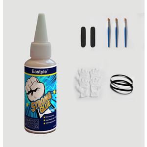 Eastyle Super Glue Gel Clear: 2oz/60ml Large Capacity, Strong All Purpose Adhesive for Plastic Metal Wood Rubber, Waterproof Flexible Non-Yellowing, Instant Bond for Home Repair Crafts, 1 Pack