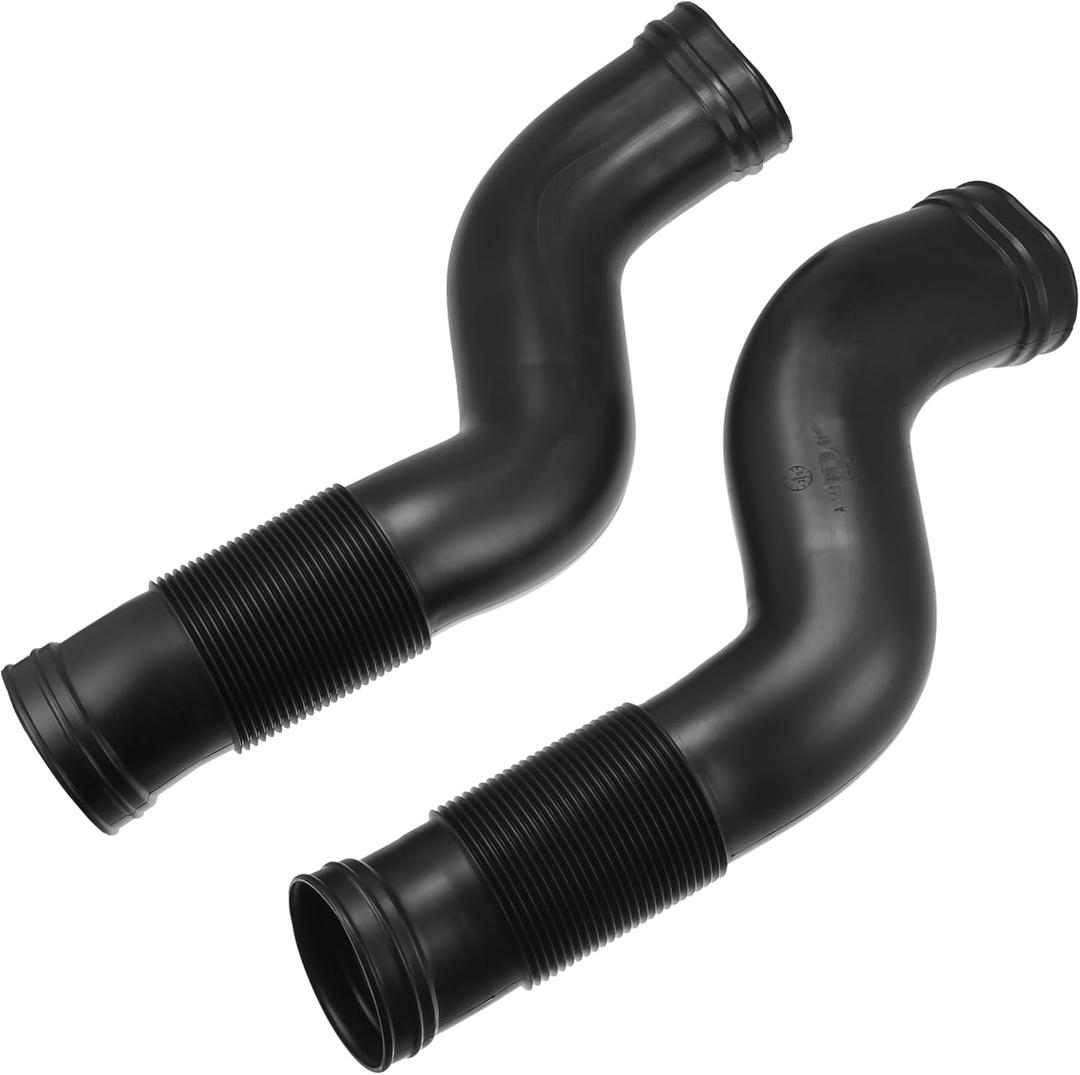 uxcell 1 Pair Car Air Intake Hose Tube for Mercedes-Benz GL450 GL550 2008-2012 No.A1645051461/A1645051361 Plastic Black