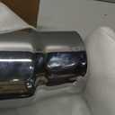 5 to 6 Inch Exhaust Elbow Tip with Clamp, 5" Inlet 6" Outlet Chrome Diesel Tip for Pickup Trucks and Cars